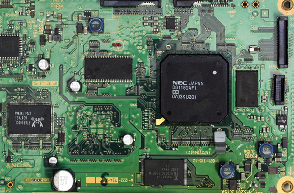 A printed circuit board from electronic waste